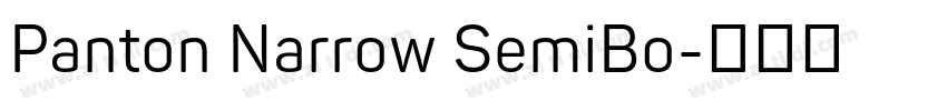 Panton Narrow SemiBo字体转换 Panton Narrow SemiBo字体转换